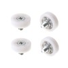 MroMax 4Pcs Roller Idler Bearing Pulley Sliding Conveyor Wheel Threaded