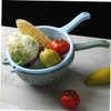 SOLUSTRE Plastic Colander Strainer Handle 4pcs Kitchen Utensils for Fruit