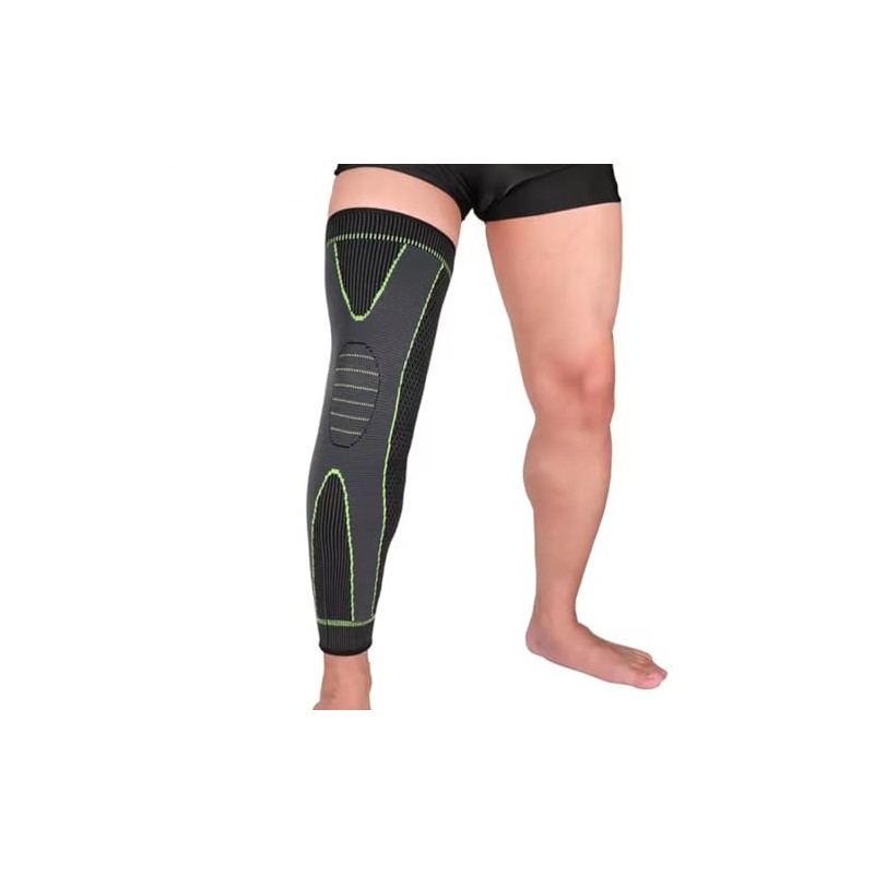 Lecute Rodillera de Compresión para Gimnasio Elástica Deportiva Crossfit Ejercicio