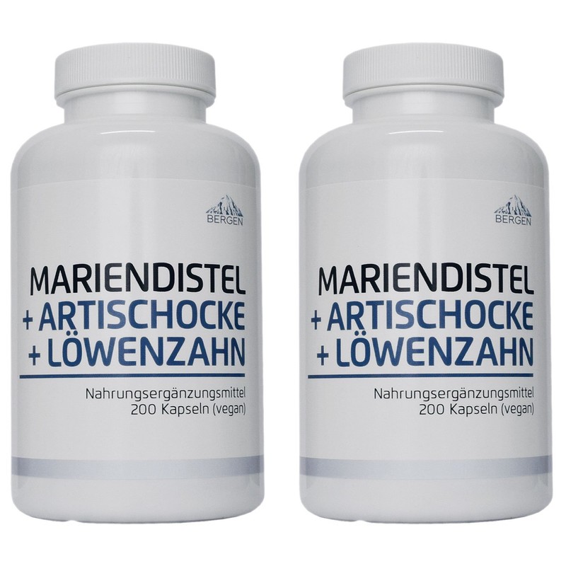 Bergen Milk Thistle Artichoke Dandelion Complex High Dose with 80%