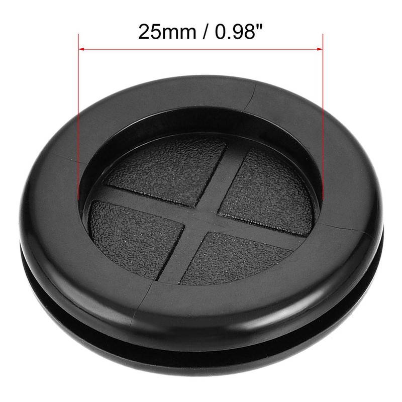 TA-VIGOR 8Pcs Round Rubber Grommets, 32mm Double-Sided Rubber Hole Plug