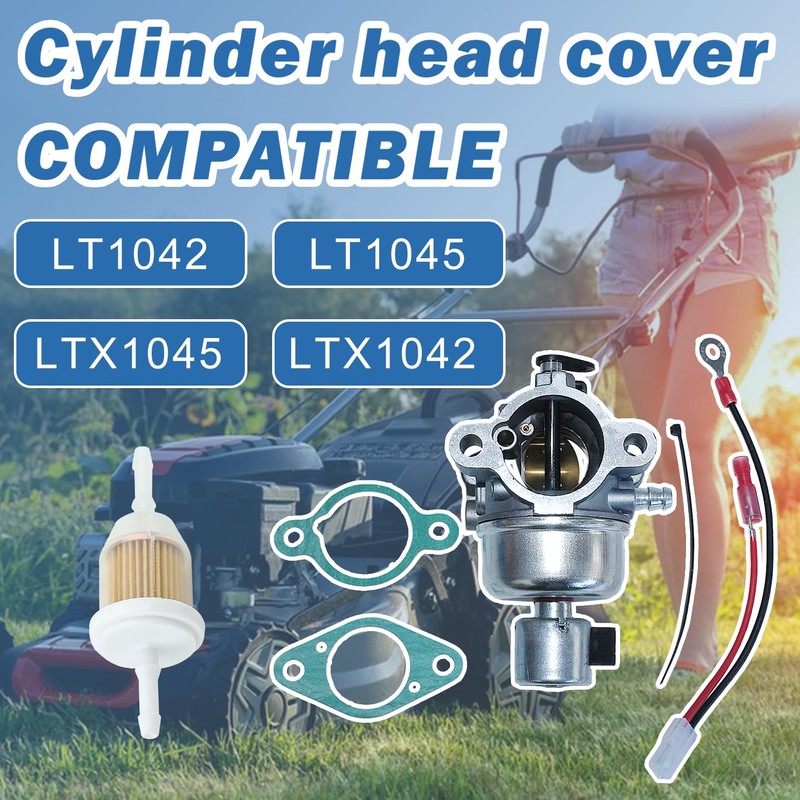 AUMEL Carburetor Kit For Cub Cadet LTX1040 LTX1042 LTX1045 XT1-LT42