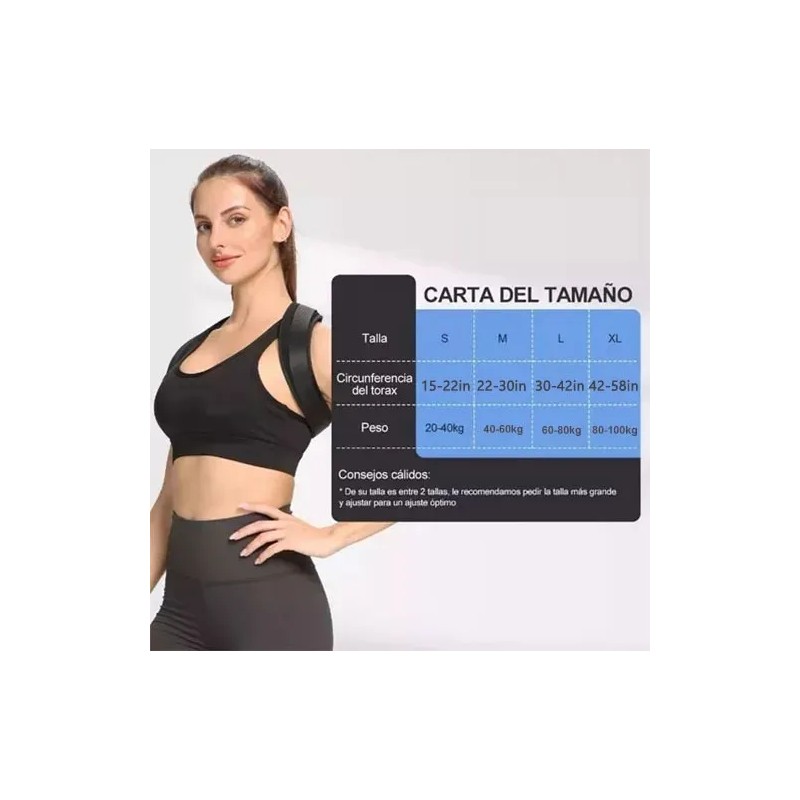 Faja Ajustables De Corrección De La Postura De La Joroba