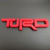 FMSgear ONE (1) Red TURD Emblem Badge Fits Toyota Teq