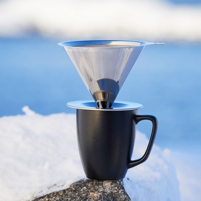 Stainless Steel Coffee Filter, Zero Waste, Permanent Coffee Filter, Reusable