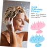 Minkissy 2pcs Scalp Massaging Combs Gentle Hair Washing Tools for
