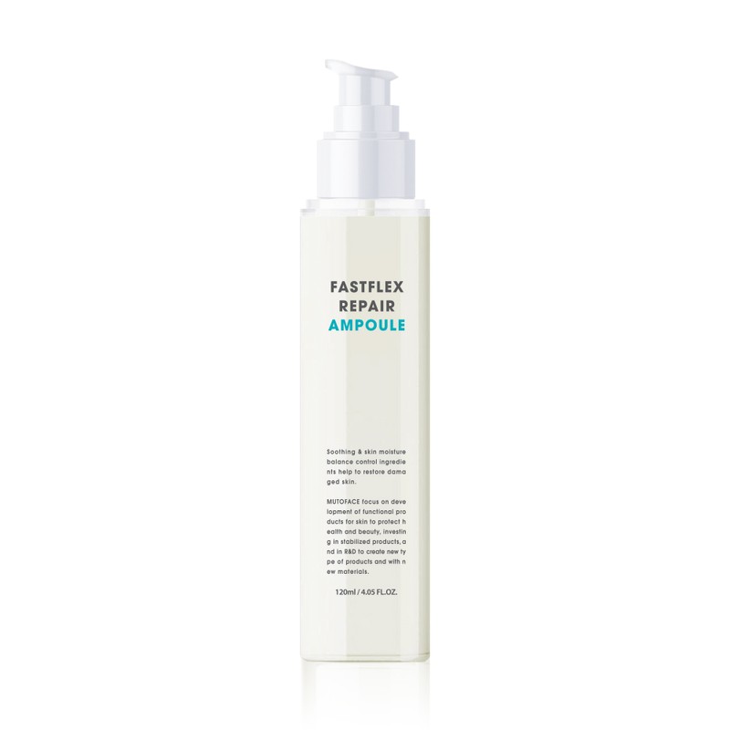 MUTOFACE Dermatology Ceramide Panthenol Hyaluronic Acid Fastplex Repair Ampoule 120ml,