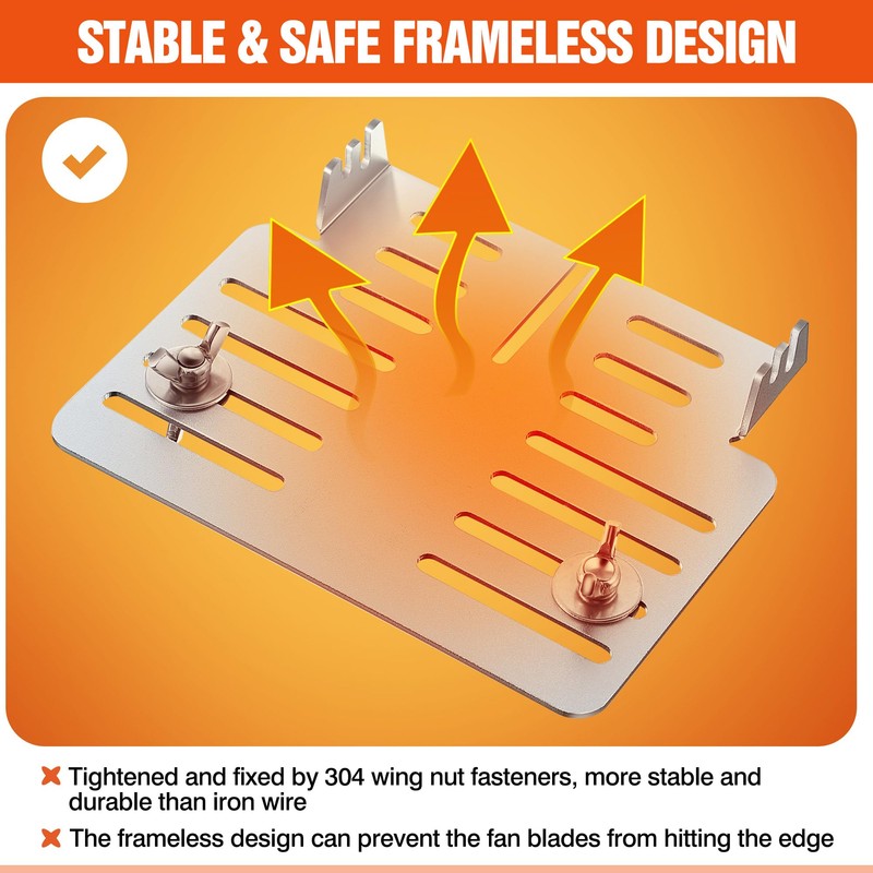 Dreyoo Heat Powered Stove Fan Mounted Accessories, Compatible with Mr.