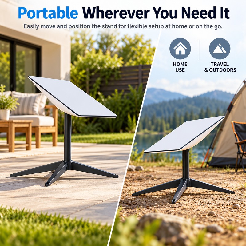 Magnetic Stand for Starlink Gen 2 V2 Dish – Detachable