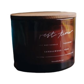 Rest Time 3-Wick // Saintly Scents Candle