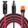 MOOKEERF 10FT Solar Panel to XT60i Adapter Connector - 10AWG