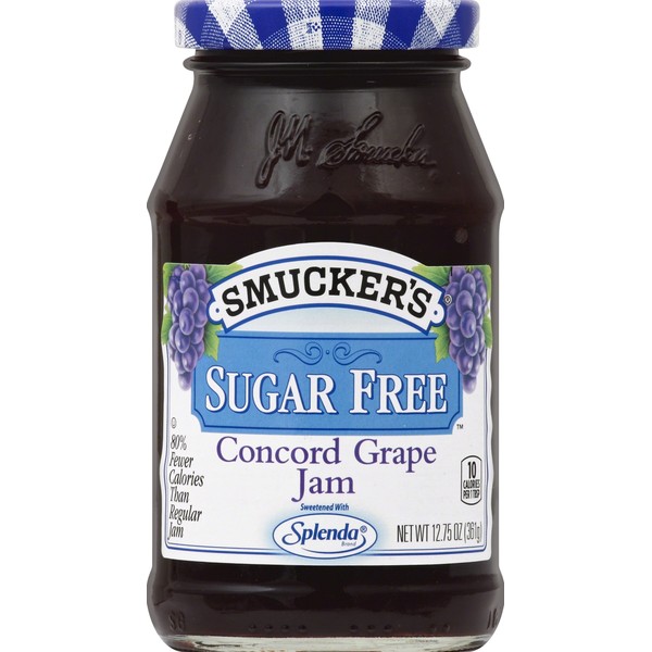 Smucker's Sugar Free Concord Grape Jam With Splenda Brand Sweetener, 12.75 oz