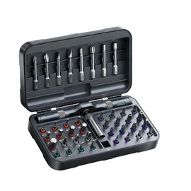 42 in 1 Magnetic Screwdriver Set, DIY Ratchet Screwdriver Set, Multi Bit Screw Drive with Storage Case, Portable Compact Repair Tool Kit for Christmas Gifts, Furniture, Computer, Bicycle