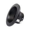 NICOR Lighting 4 inch Black Baffle Trim, for 4 inch