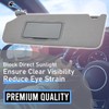 EKLN Sun Visor Left Driver Side LH with Mirror and