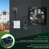 Aibabcue Shutter Exhaust Fan with Thermostat & Speed Control, 820