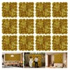 RIDDSEE Autumn Collection Artificial Fall Flower Wall Panels - 12-Piece