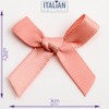 Mini Satin Bow 3 cm 6 mm Ribbon (Pack of