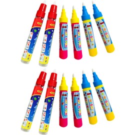 COSBAY Water Doodle Pens Replacement Water Pen, Drawing Doodle Pens for Aqua Water Doodle Mat (Multicolored-12pcs)