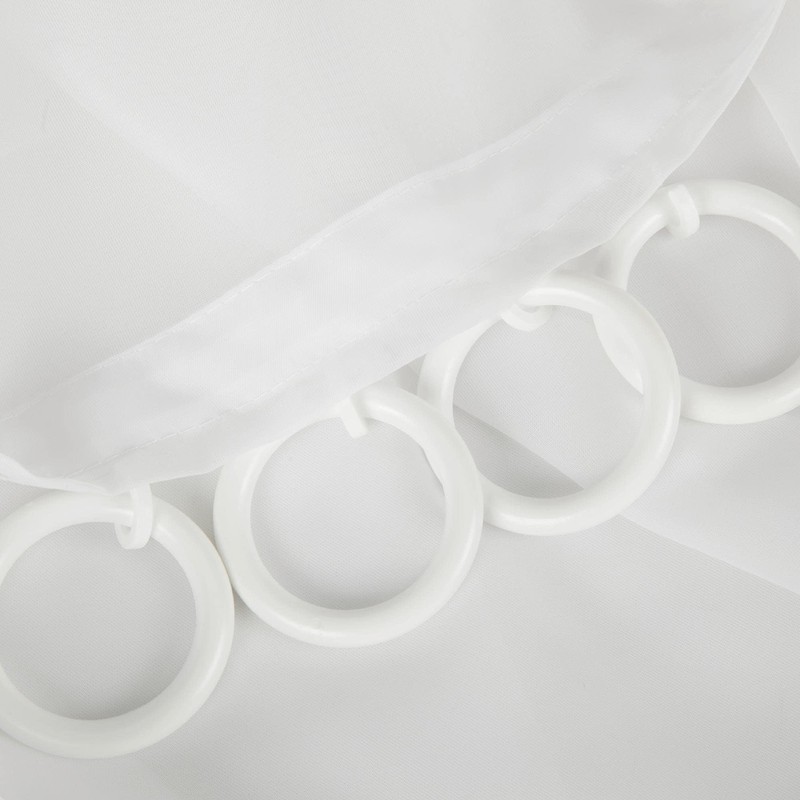 Bestlivings Curtain Rings (Diameter 40 mm) with Folding Hooks in