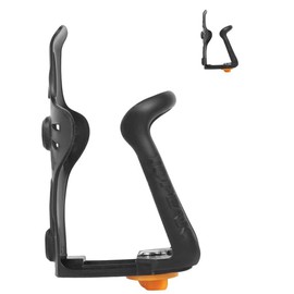 Bike Water Bottle Holder, Premium PC Bicycle Water Bottle Holder Cage, Lightweight Design, Flexible, Heavy-Duty, Adjustable Base Fit for 45-86mm Diameter