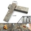 AULIGET 4-Piece Beige & Brown Slate Peel and Stick Backsplash