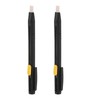 Rosojodg 2Pcs Black Pen Tailors Chalk Pencil Sewing Fabric Markers,