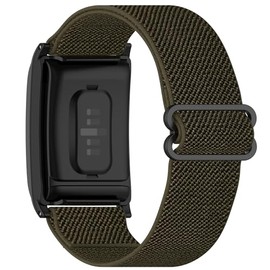 Fit for WHOOP 4.0 Bands with Case for Women Men, Breathable Adjustable Nylon Replacement Watch Band Straps Wristbands Bracelet Fit for WHOOP 4.0 Fitness & Activity Tracker (Army Green)