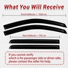 DimFlux 4PC Rain Guards for 2012-2016 Honda CR-V Window Visors