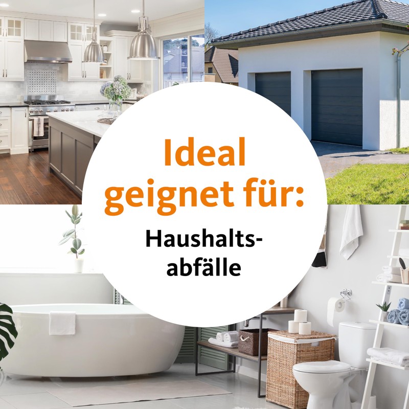 DEISS 40 x 23-30 Litre Bin Liners for Brabantia Touch