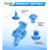 Hicello 100PCS 90 Degree Misting Nozzle Irrigation, Sprinklers Sprayer for