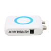 AV to RF Modulator, RF Coaxial Converter Supports NTSC TV