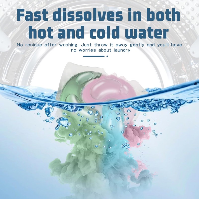 Laundry Detergent Pods Powerful Cleaner 30 count Clothes Cleaning Detergent