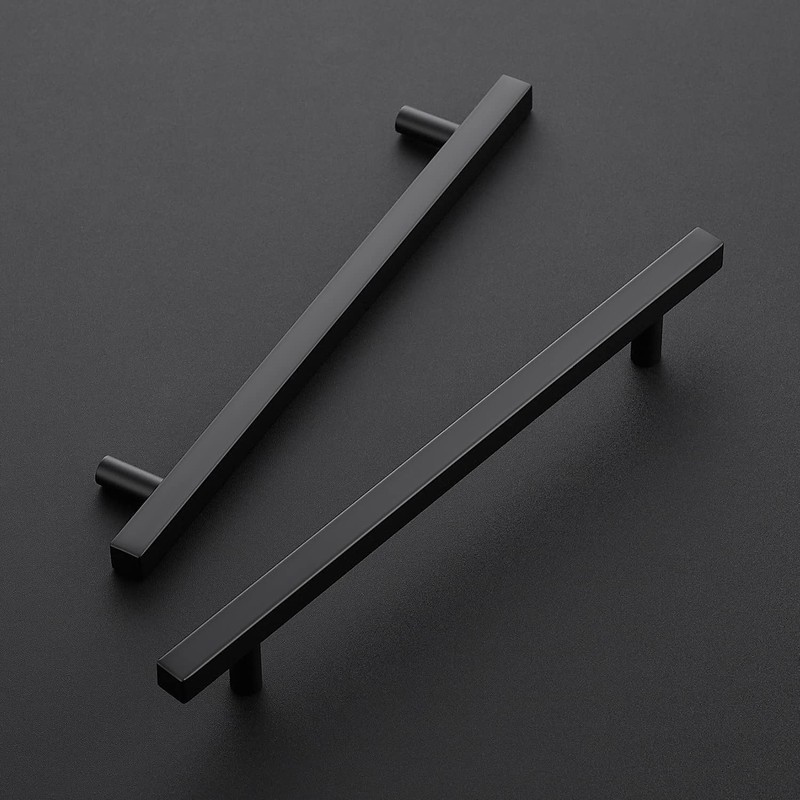 Ravinte Black Cabinet Handles 5 Pack 7-1/2 inch Matte Black