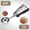 Large Cookie Scoop 3 Tablespoon, Size #20 Dough Scoops for