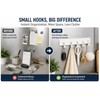 Magnetic Refrigerator Hook Rack with 5 Hanging Hooks, No-Drill Heavy