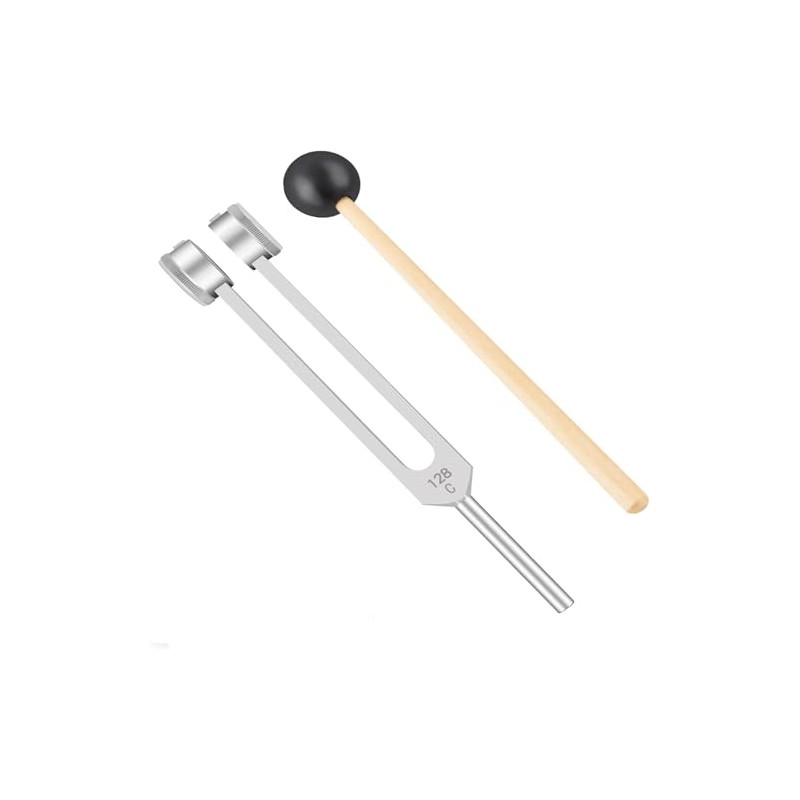 128 Hz Weighted Tuning Fork Medical-Grade Tuning Forks for Healing-Professional