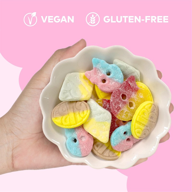 Bubs Swedish Candy Mix (1 LB, Fruity, Sour, Sweet, Dizzy)