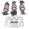 Weonefit Catalytic Converter Set 1 and 2 LH RH Replacement
