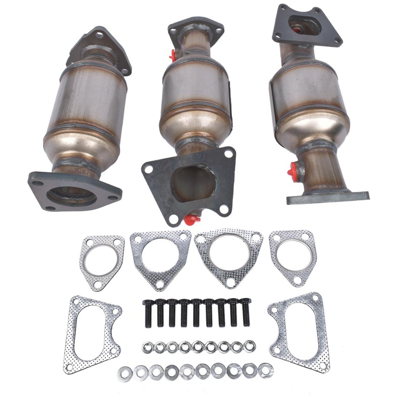 Weonefit Catalytic Converter Set 1 and 2 LH RH Replacement