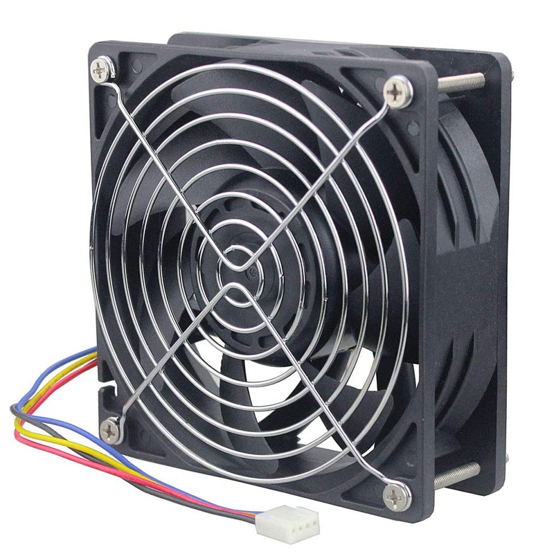 Wathai 12038 120mm x 38mm PWM Computer PC Case Fan