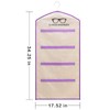 TRIUMPH VISION Purple Wall Sunglasses Organizer Storage 20Slots - Hanging