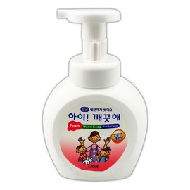Clean O Kids Foaming Hand Cleanser 250ml Pump Bottle - Lemon & Peach Scents Single Item