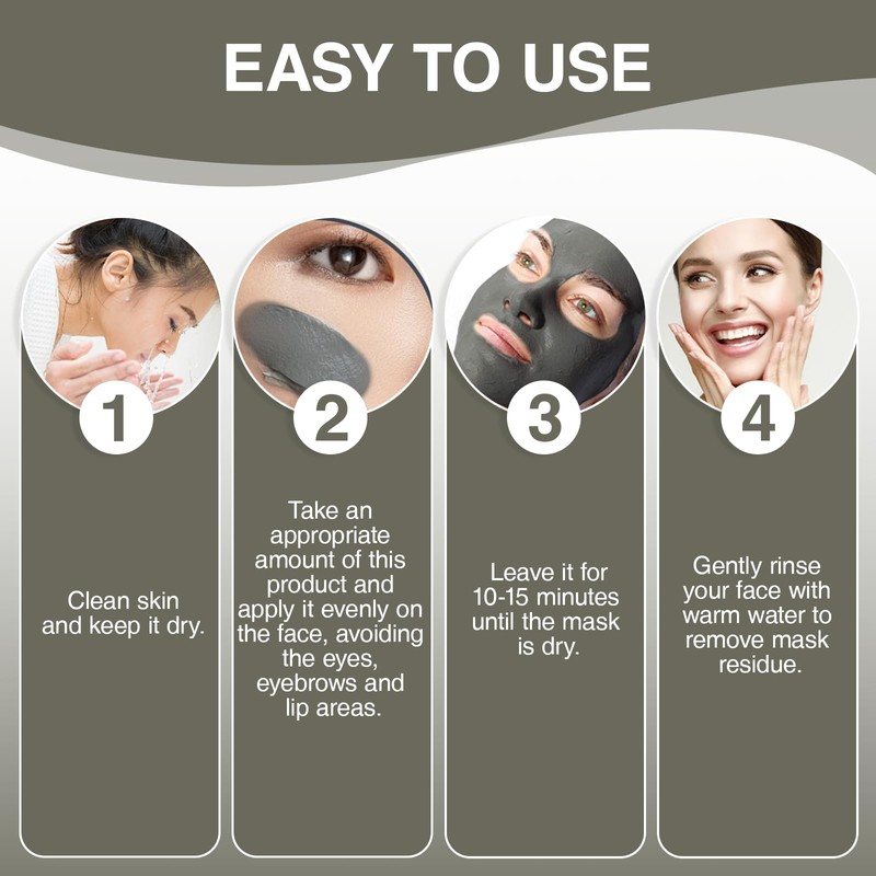 COWANIEE 100g Relief Recovery Mud Mask, Korean Mud Mask for