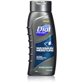 Dial for Men Maximum Moisture Ultra Hydrating Body Wash, 16 Fl. Oz., Pack of 2