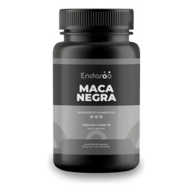 Maca Negra Orgánica 100% Pura Con 60 Cápsulas 500 mg