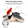 Tyasoleil Flapping Bird Cat Toy with Simulated Chirping & Touch-Activated