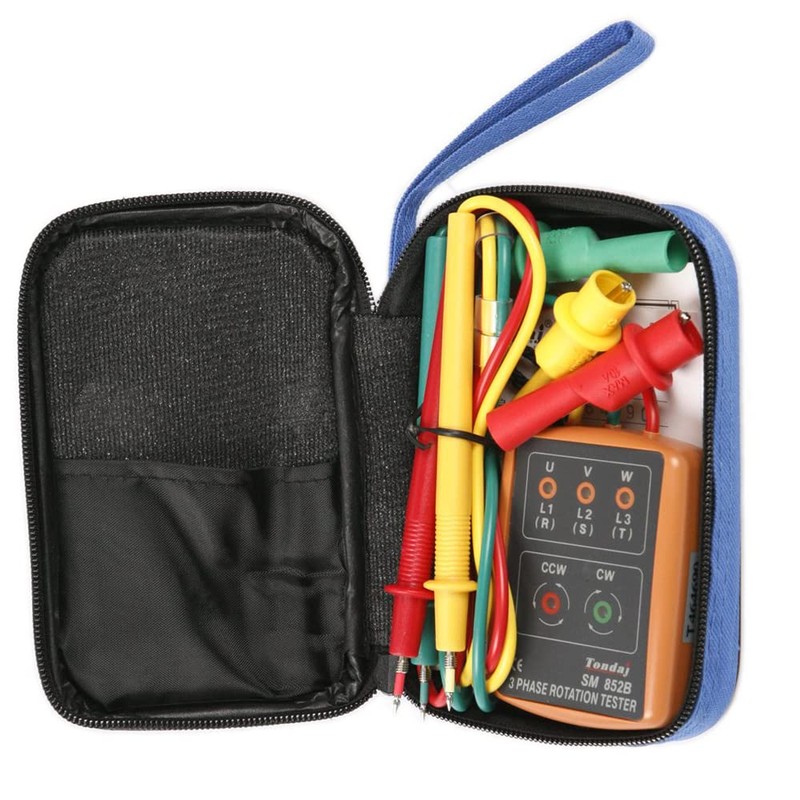 Phase Tester Rotary Field Meter AC60 V ~ 600 V,