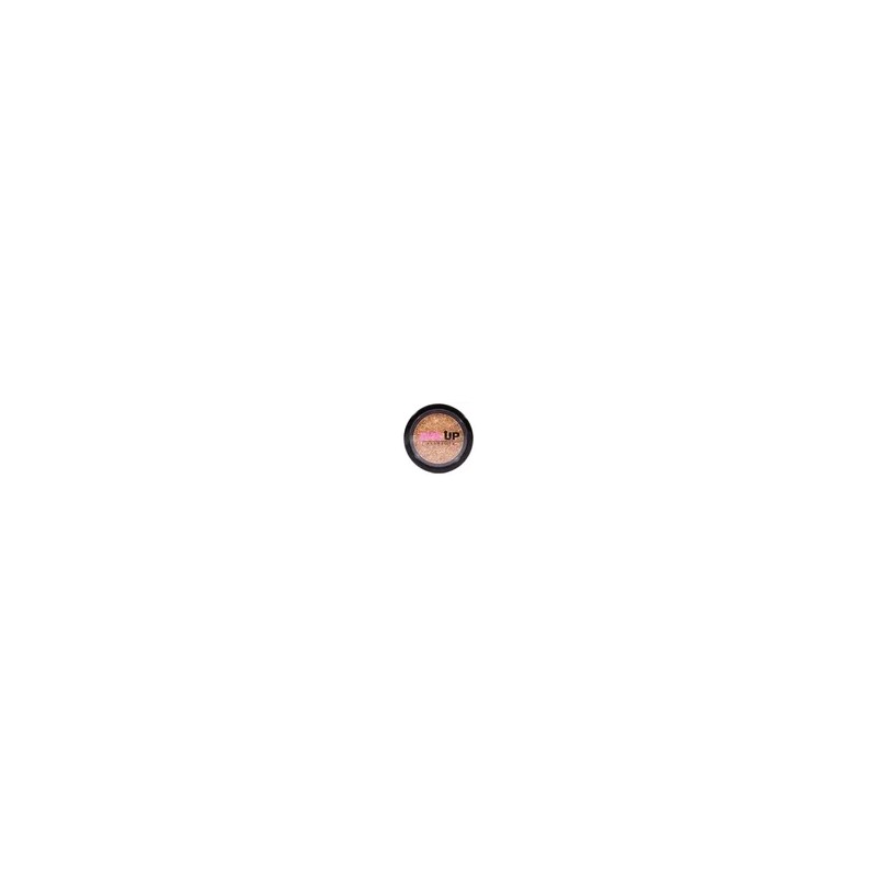 Pink Up, Glitter Compacto, Alta Adherencia, Textura Suave Sombra Gold