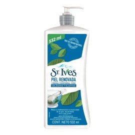 St. Ives Crema Corporal Hidratante Colágeno y Elastina, Humectantes 100 % Naturales, 532ml